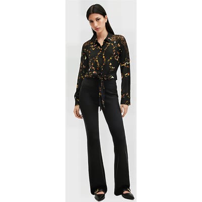 AllSaints Len Shirt Kateri Black Größe: 4 | Blusen Outlet | Damen | Schwarz