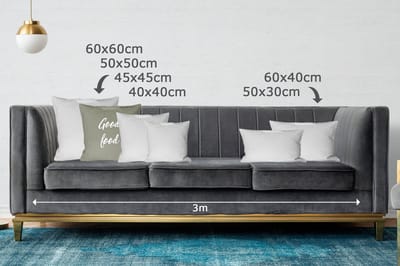 Sierkussens - Kussentjes Woonkamer - 50x50 cm - Quotes - Spreuken - Eten - Good food
