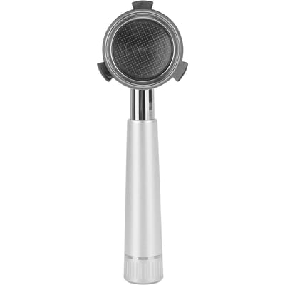 Koffie Portafilter Bodemloos Naakt Portafilter voor Delonghi 9 Serie 9335 9155 9355 9665 Zwart zilver