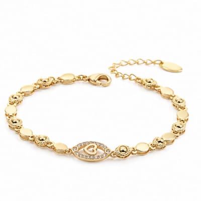 Armband - Goudkleurig- verguld - dames - Vrouwen - feest sieraden - verjaardag cadeau - cadeau - vakantie
