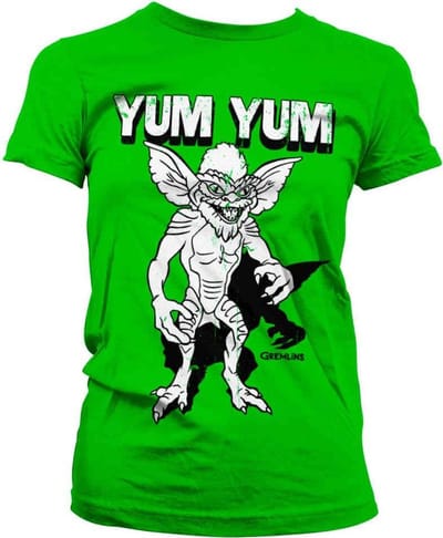 Gremlins Dames Tshirt -S- Yum Yum Groen