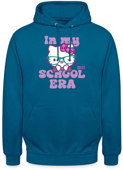Hello Kitty Met Bril In My School Era Hoodie Unisex