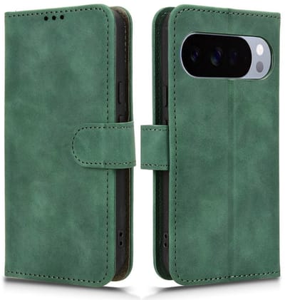 Coverup Hoesje - Geschikt voor Google Pixel 10 Pro XL Hoesje - Coverup Book Case - Groen