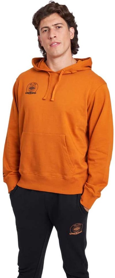 Umbro Collegiate Graphic Hoodie Oranje M Man,Vrouw