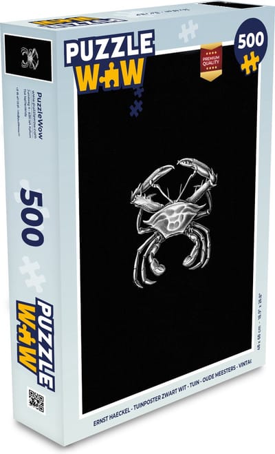 Puzzel Ernst Haeckel - Krab - Oude meesters - Vintage - Dieren - Kunst - Legpuzzel - Puzzel 500 stukjes
