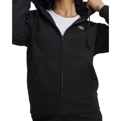 Under Armour Rival Jas Met Capuchon Dames Zwart K008