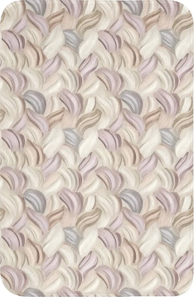 WC mat 40x60 cm - Antislip - Abstract - Golvend - Pastel - Toiletmat - Vloermat - Douchemat - Toilet tapijt - Toiletmatten