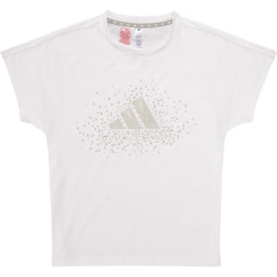 Adidas Winter T-shirt Met Korte Mouwen Wit 7-8 Years Meisje