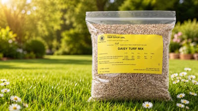 MONTKIARA Madeliefjes Graszaden – 200 g / 10 m² – Snelgroeiend – Dubbele Madeliefjessoort – Bloeitijd Maart-September – Zon & Halfschaduw