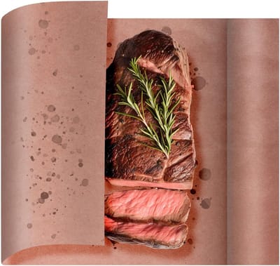 Roze Butcher Paper voor BBQ en Grill, Sterk Kraftpapier (45cm x 30m) voor Vlees, Vis en Perfecte Kookresultaten