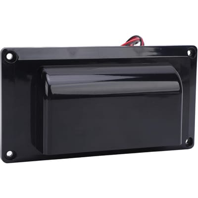 RV Zijventilator 12V 6W Camper Ventilatie Afzuigventilator met Regenbestendige Kap voor RV Trailer Badkamer Keuken gray