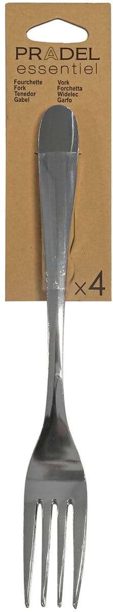 Vorkenset Pradel essentiel Ondine Staal Metaal 18 cm (4 Stuks)