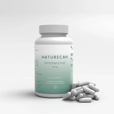 Naturecan Spermidine Capsules - 5 mg Spermidine - 60 Capsules - Celvernieuwing & Autofagie