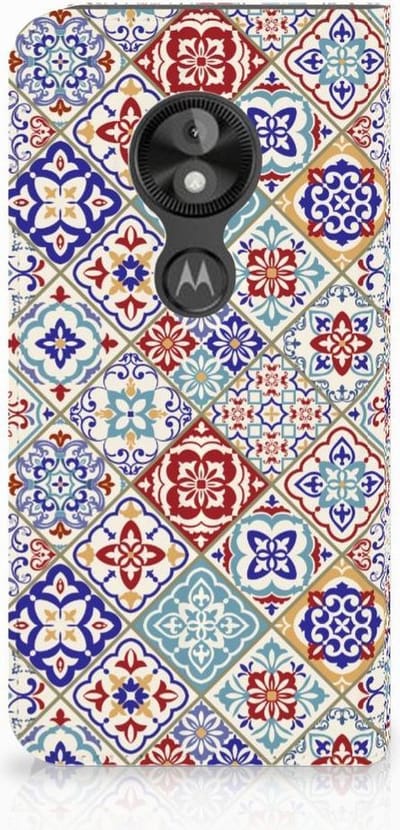 Motorola Moto E5 Play Standcase Tiles Color