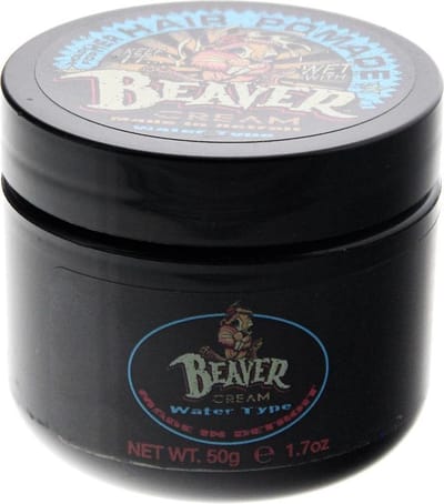 Graisse de Coq, Crème de Castor Type Eau, Pommade Coiffante, Finition Brillance, Fixation Légère à Moyenne, 50 g