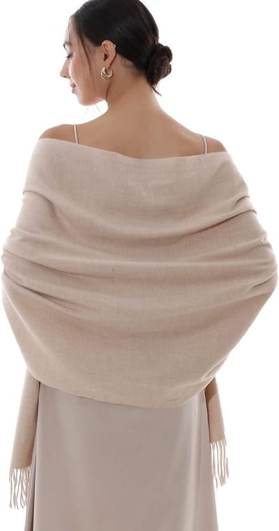 Dailygoods- Sjaal Dames Elegante Warme Winter Sjaal - Shawl - Accessoire voor Bruiloft - Avondfeesten - Comfortabel en Zacht