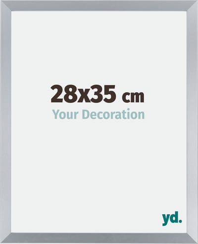 Your Decoration - Fotolijst 28x35 cm - MDF - Zilver Glans - Catania