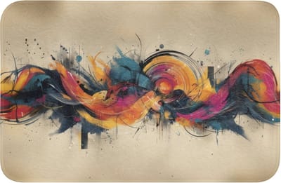 Badmat 60x40 cm - Antislip - Explosie - Kleurrijk - Vormen - Abstract - Badmatten voor badkamer - Badkamermat - Douchemat - Badkamer mat