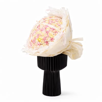 La Roselle Amsterdam - Rozen boeket rozenbox - 200 geurende kunstbloemen boeket