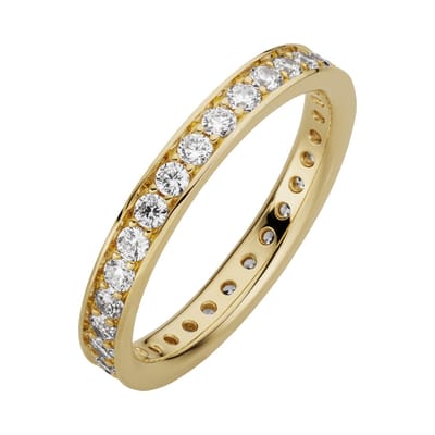 Orolino Ring 333/- Gelbgold glanz synth. Zirkonia