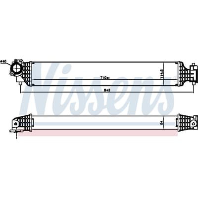 Intercooler NISSENS 961527