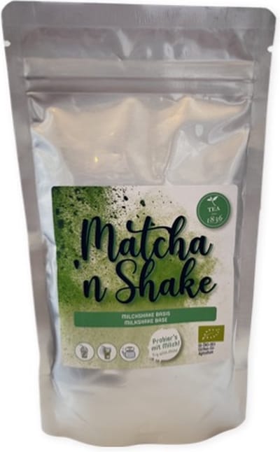 Madame Chai | Matcha shake bio | milkshake basis | biologische matcha voor shakes | 200 gram