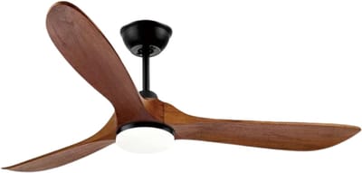 Livano Plafondventilator - Met Verlichting - Plafond Ventilator - Met Lamp - Plafonniere Met Ventilator - Met Licht - Stijl A - 150cm