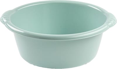 PlasticForte Afwasteiltje - rond - 25L - mintgroen - kunststof - afwasbak - 54 x 21 cm