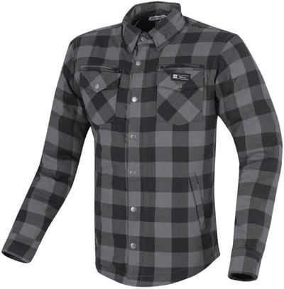 Merlin Madison Dames Grijs Motorshirt - Jas
