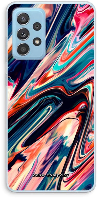 Case Company® - Hoesje geschikt voor Samsung Galaxy A73 hoesje - Quantum Being - Soft Cover Telefoonhoesje - Bescherming aan alle Kanten en Schermrand