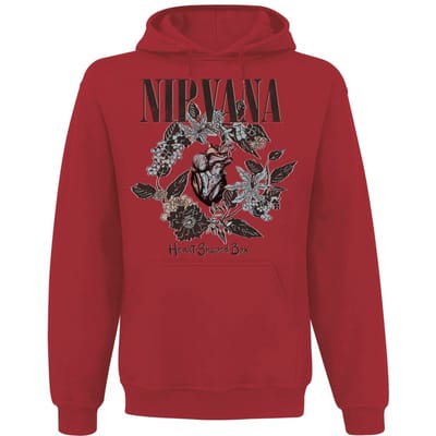 Nirvana Trui met capuchon - Heart Shaped Box - L tot XXL - voor Mannen - rood