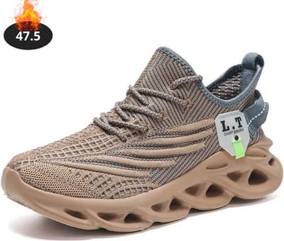 Livano Schoenen Heren - Sneakers - Comfortabel - Casual - Volwassen - Khaki - Maat 47.5