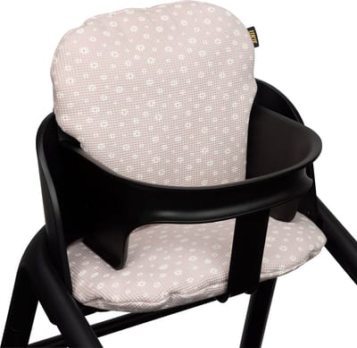 Stoelverkleiner - Geschikt voor Bugaboo Giraffe - Kussenset - Kinderstoel Verkleiner - Perfecte Pasvorm - Extra dik - Daisy wafeltje