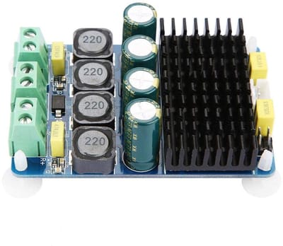Dailygoody - Stereo Versterker - 2x100W - Hoogwaardige Geluidskwaliteit - Compact ontwerp - Voor Thuisgebruik - 8-32VDC voeding - Ideaal voor Muziekli