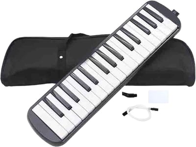 Melodica Instrument Kids - pneumatisch pianotoetsenbord, gespreksdoos met dubbele buis, stabiel en veilig muzikaal orgel, draagbaar licht ontwerp, gebruik voor volwassenen, studenten, beginners