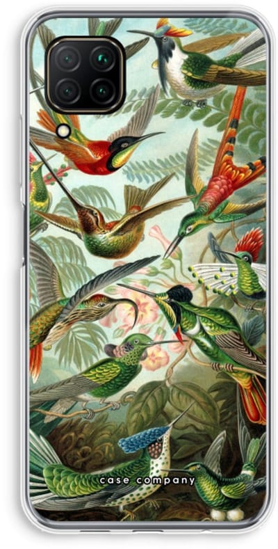 Case Company® - Hoesje geschikt voor Huawei P40 Lite hoesje - Haeckel Trochilidae - Soft Cover Telefoonhoesje - Bescherming aan alle Kanten en Schermrand