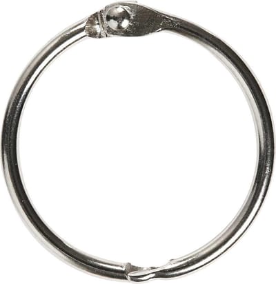 Boekbindersring. d: 32 mm. dikte 2.7 mm. 8 stuk