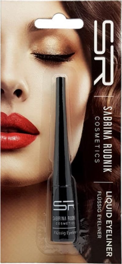 Sabrina Rudnik - Liquid Eyeliner - Zwart - 1 stuks in blisterverpakking
