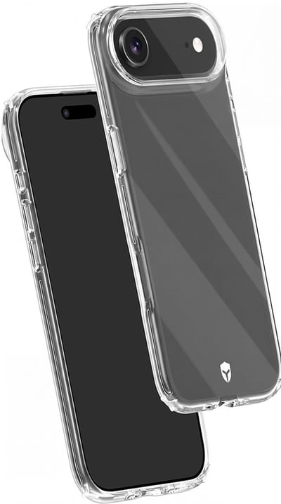 Force Case, Hoesje geschikt voor iPhone Air - FEEL Anti-Shock 2m & 50% Gerecycled & Anti-Vergeling, Transparant