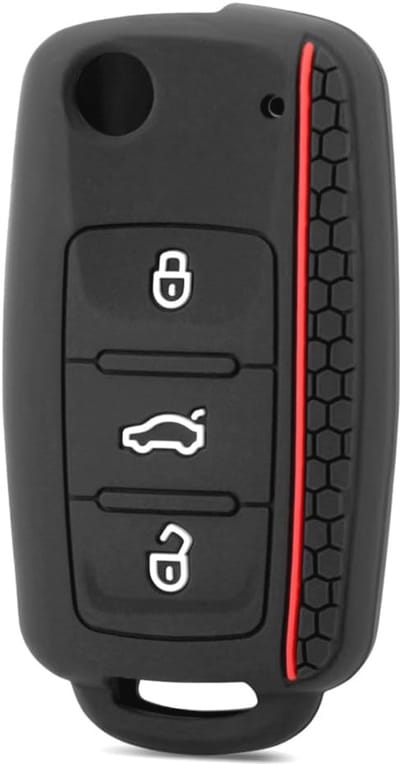 Autosleutelhoes - Beschermhoes Sleutel - Autosleutel Beschermen - Voedselkwaliteit Siliconen - 74 x 38 cm - Zwart