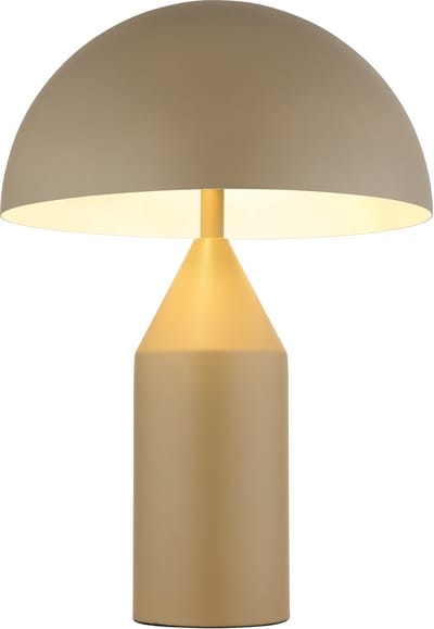 Globo - tafellamp - ATOMA - beige - metaal - Ø 28cm - E27 - 21030S