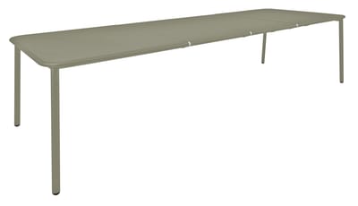 Emu Yard tafel - aluminium - grijs/groen - L (uittrekbaar)