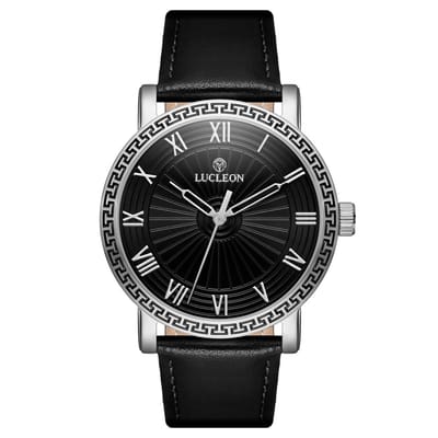 Hydra | Zwart Roestvrijstalen Horloge in Vintage-stijl