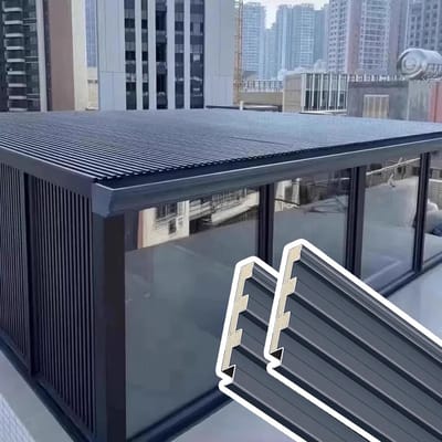 Metalen Dakpanelen - Plafondplaten Golfmetaal - Serre Pergola - Hoge Belastbaarheid - 0.6mm Dikte - Grijs