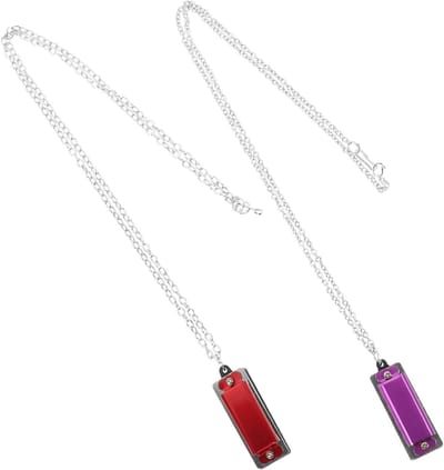 Kleine Mondharmonica - Muziek Ketting - Muzikale Ontwikkeling - Nauwkeurig Gestemd - 32 cm - Diverse Kleuren