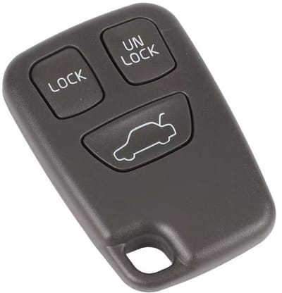 TLVX Sterke Autosleutel Behuizing Geschikt voor Volvo 850 / 960 / C30 / C70 / S40 / S60 / S70 / S80 / S90 / V40 / V70 / V90 / XC70 / XC90 / Ter vervanging van Originele Sleutel behuizing / Afstandsbediening Auto / 3 knops / Achterklep / 3 knoppen