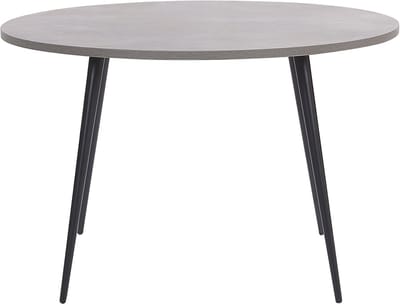 ODEON - Eettafel - Lichtgrijs - 120 x 120 cm - MDF
