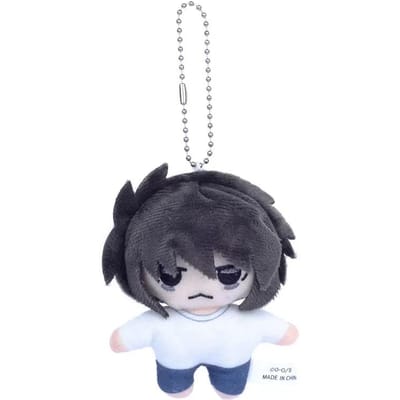 5 Stijlen 9cm Nieuw Death Note Pluche Speelgoed Hanger Misa Amane Yagami Light Mihael Keehl L Lawliet Poppen Voor Kinderen Volwassenen Verjaardag Mooi Cadeau About 9cm black