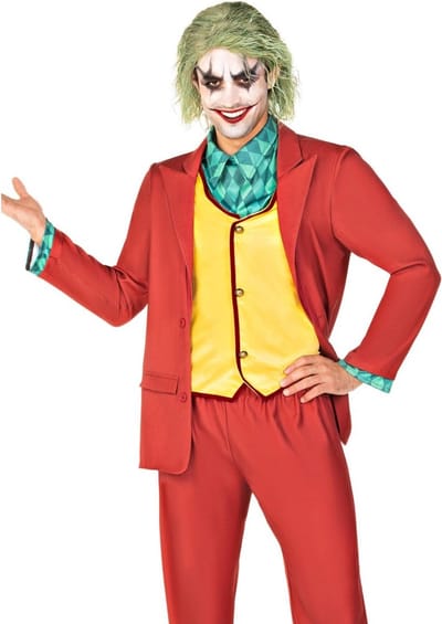 Leg Avenue - Crazy Joker Kostuum - M - Multicolours