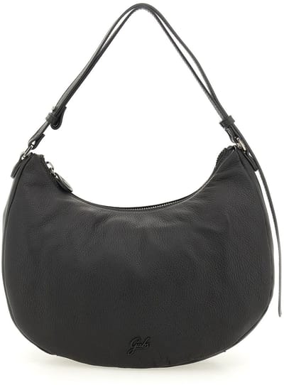 Gabs Leren Schoudertas Maite Bull Back Crossbody Bag Black Zwart